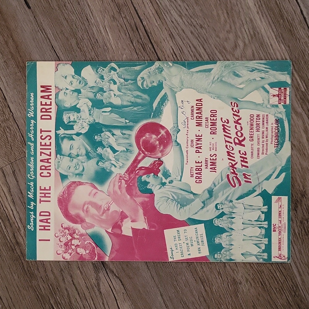 Springtime In the Rockies Sheet Music